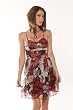 Perpetual Vogue Sexy Floral Chiffon Date Night Dress