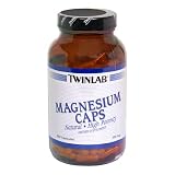 Twinlab Magnesium Caps, 400 mg, 200 Capsules (Pack of 3)