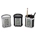  : Victor PH-500 Pencil Holder with LCD Display, Black/Chrome with Pewter Face