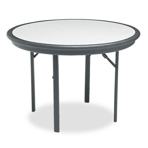 Iceberg Products - Iceberg - Indestruc-Tables Rectangular Table, Round, 42 dia. x 29h, Granite - Sold As 1 Each - Designed to hold 1,500 lbs. evenly distributed. - Woodgrain inlay provides smooth writing surface and is 1/8 Iceberg Products - Iceberg - Indestruc-Tables Rectangular Table, Round, 42 dia. x 29h, Granite - Sold As 1 Each - Designed to hold 1,500 lbs. evenly distributed. - Woodgrain inlay provides smooth writing surface and is 1/8