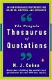 The Penguin Thesaurus of Quotations (Reference)