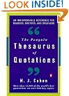 The Penguin Thesaurus of Quotations (Reference)