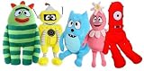 Yo Gabba Gabba Pillow Set Brobee Todee Foofa Plex Muno 5 piece set