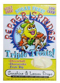 Pepper Springs Sugar Free Lemon Cheeseball, Cheesecake or Fruit Dip Mix by A Bountiful Harvest