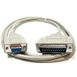 SF Cable, DB9 Female to DB25 Male Modem Cable (1 Feet)