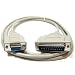 SF Cable, DB9 Female to DB25 Male Modem Cable (1 Feet)