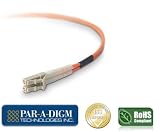 Fiber Optic cable LSZH LC LC 62.5/125 20 meter 66 feet Multimode Duplex PARADIGM