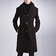 Jessie G. Women's Double Lapel Collar Wool Blend Coat