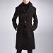 Jessie G. Women's Double Lapel Collar Wool Blend Coat