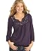 Search : Soprano Plus Size Top, Crocheted Neckline