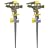 Nelson Plastic Pulsating Sprinkler Head on Metal Spike, Two-Pack #50202