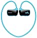 Sony NWZW273 Walkman Mp3-Player mit In-Ear Kopfhörer (4GB interne Speicher, USB) blau