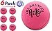 JA-RU Rubber Pink Bouncing Ball (Pack of 6) and a Small Bouncy Ball Item #976-6p