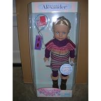 Madame Alexander Alexander Girlz 18 Fashion Collectible Doll Blonde Girl w/ toy MP3 Player and Headphones, Toy Digital Camera, and Sunglasses with Case