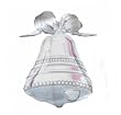 Bells and Bows 21 Inch Wedding Balloon