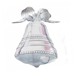 Bells and Bows 21 Inch Wedding Balloon