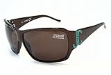 Just Cavalli Sunglasses AUTHENTIC Designer Fashion Womens Dark Brown Frame | 100% UV Protection Brown Lens JC 164S 197