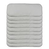 Happy Cherry　新生児用　ベビー用品 高吸水 通気性 成型 布おむつ　布オムツ　肌に相応しい　おむつライナー　速乾 ふんわり やわらか　抗菌　9枚セット