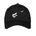 Speedy Pros Electric Guitar White Embroidered Unisex Adult Flat Solid Buckle Cotton Unstructured Hat Low Profile Cap - Black, One Size