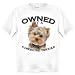 Yorkshire Terrier Yorkie Owned By Adult T Shirt - LARGE