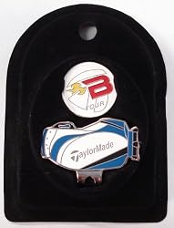 TaylorMade Tour Burner Golf Blue Hat Clip & Ball Marker