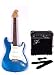 SX SST 62 Short Scale Guitar Package PBU With GA 1065 STCA Amp