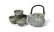 5-pc Japanese Tea Set - Grey Blossom