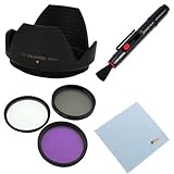 GTMax 58mm Lens Accessory Bundle Kit for Canon Digital EOS Rebel T3i, T3, T ....