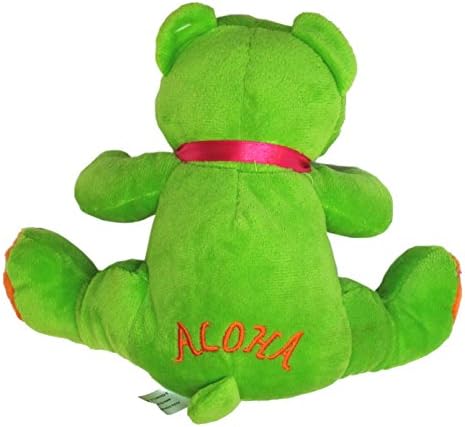 Hawaii Plush Toy Aloha Animals Makena Bears Bundle Of 2 Momma & Baby Lime Green