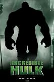The Incredible Hulk Reprint Movie Poster Canvas Mounted