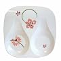 Corelle Coordinates Square spoon rest, 01238, Pretty Pink