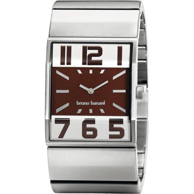 Bruno Banani Herren-Armbanduhr XL Brix Gents Analog Edelstahl BR21004