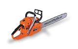Tanaka Commercial Grade Gas Powered Rear Handle Chain Saw 18-Inch Bar and Chain 43cc 2.5 HP 2-Stroke (Non-CARB Compliant) #ECV-4501/18