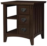 Artisan Side End Table, 23X20X20, MACINTOSH OAK