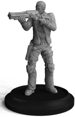 OLM054001 Bandit with Heavy Weapon Shotgun Miniature Outlaw