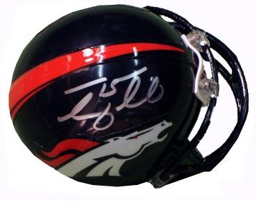 Tim Tebow Hand Signed Denver Broncos Full Size Helmet - Autographed NFL Helmets