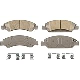 Wagner ThermoQuiet QC1363 Ceramic Disc Pad Set With Installation Hardware, Front