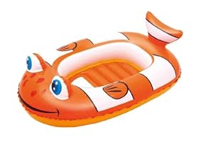 Bestway Little Buddy Clown Fish Raft Above Ground Pool - Orange