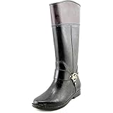 Michael Michael Kors Fulton Harness Tall Rainboot Womens Size 6 Black