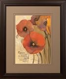 Rejoice in the Lord Always, Framed Inspirational Wall Print - Phillipians 4:4 (Heirloom Poppies)