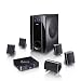 Teufel Concept E 300 Control "5.1-Set" Schwarz Heimkino/Multimedia-Lautsprecher-Set Steuergerät mit 3 Audio-Eingängen