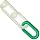 Mr. Chain 50022-50 Polyethylene Glo Green Chain, Trade Size 8, 50' Length x 2" Width