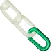 Mr. Chain 50022-50 Polyethylene Glo Green Chain, Trade Size 8, 50' Length x 2" Width