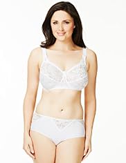 Total Support Non-Wired All-Over Fleur Lace B-G Bra