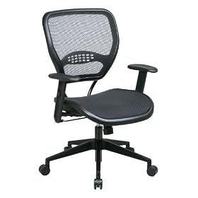 Black Air Grid Task Chair