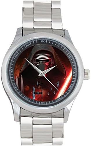 Kylo Ren Star Wars 7 with Lightsaber Custom Metal Watch(40mm Dia,stainless Band)