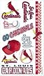 St. Louis Cardinals Temporary Tattoos - SET OF 6 - Sports Merchandise