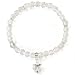 Charmed Heart Clear Crystal Stretch Bracelet