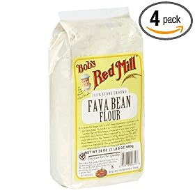 Bob's Red Mill Fava Bean Flour, 24-Ounce Packages (Pack of 4)