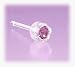 Health & Personal Care : Blomdahl Medical Plastic Earrings - Rose